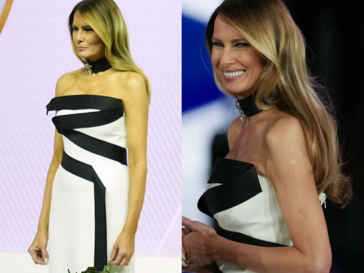 Melania Trump zaskoczyła gustowną stylizacją