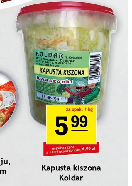 Kapusta kiszona Koldar