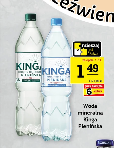 Woda miceralna Kinga Pienińska