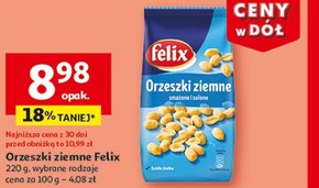 Felix Orzeszki ziemne lekko solone 220 g niska cena