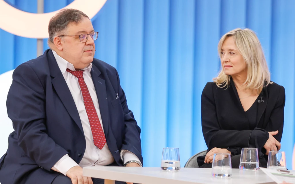 prof. Tadeusz Pietras i Małgorzata Bogdańska w "halo tu polsat"