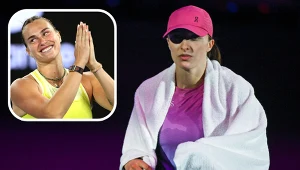 Na zdjęciu dwie czołowe zawodniczki rankingu WTA - Aryna Sabalenka i Iga Świątek