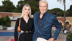 Dolph Lundgren z żoną Emmą