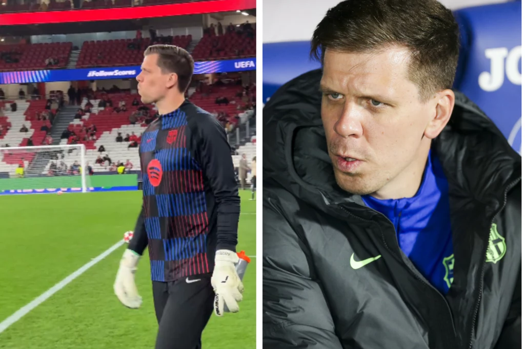 Wojciech Szczęsny przed meczem Benfica - FC Barcelona Wojciech Szczęsny przed meczem Benfica - FC Barcelona