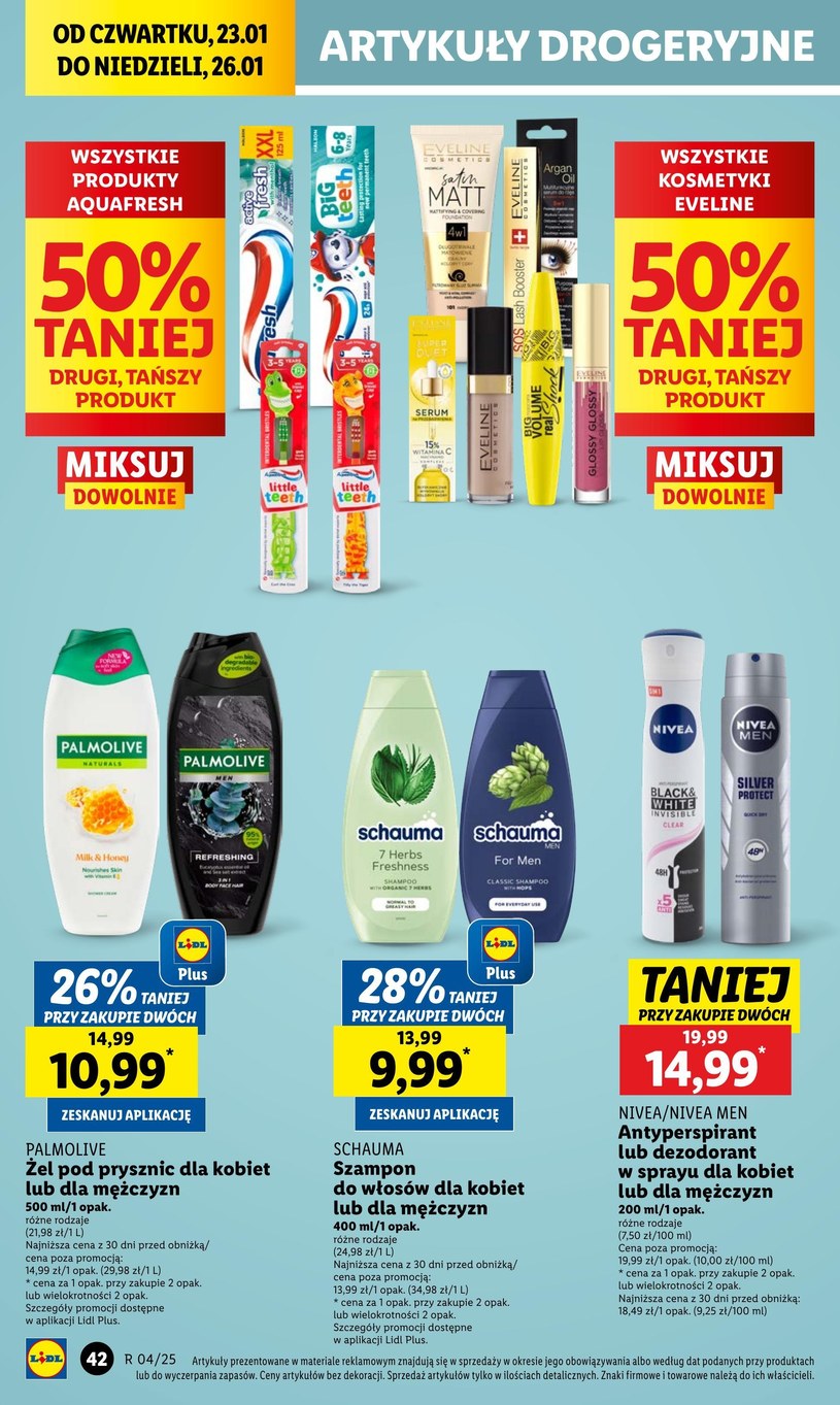 Gazetka: 50% taniej na wybrane produkty - Lidl - strona 44