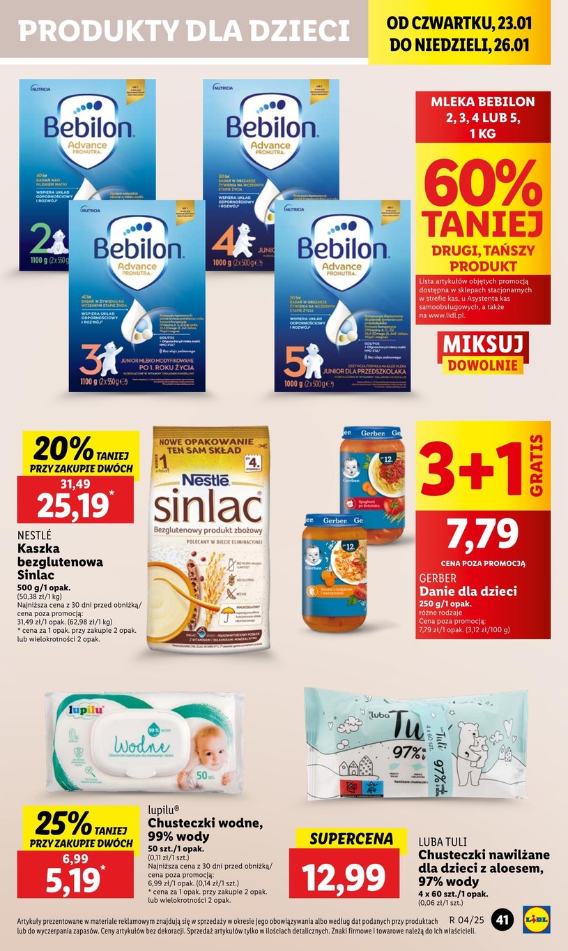 Gazetka: 50% taniej na wybrane produkty - Lidl - strona 43