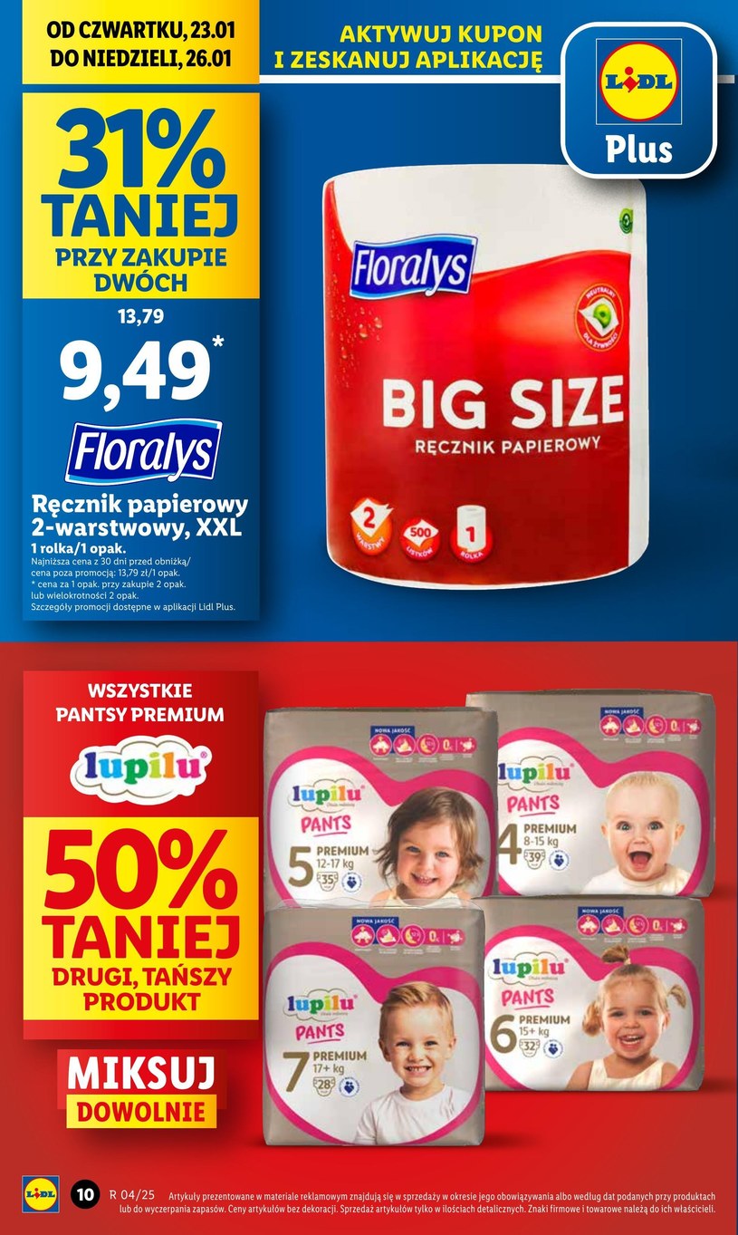 Gazetka: 50% taniej na wybrane produkty - Lidl - strona 10