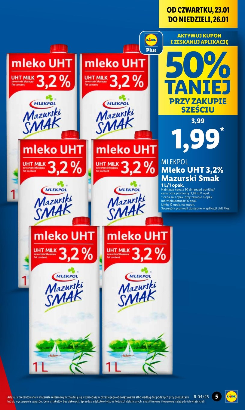 Gazetka: 50% taniej na wybrane produkty - Lidl - strona 5