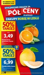 50% taniej na wybrane produkty - Lidl