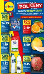 50% taniej na wybrane produkty - Lidl