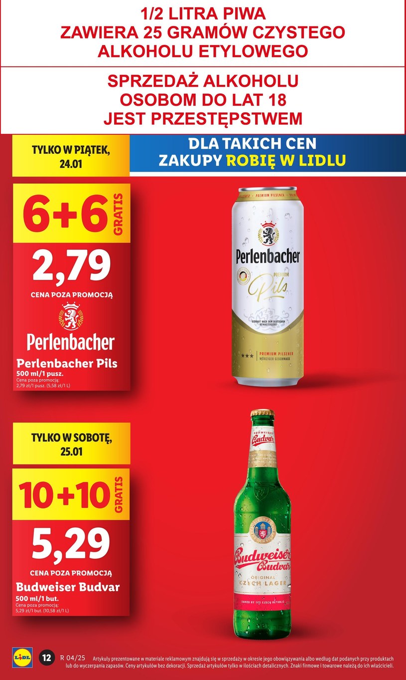 Gazetka: 50% taniej na wybrane produkty - Lidl - strona 12