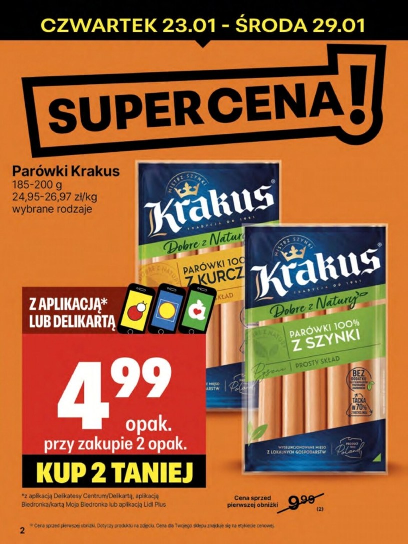 Gazetka: Promocje od czwartku do niedzieli - Delikatesy Centrum - strona 2