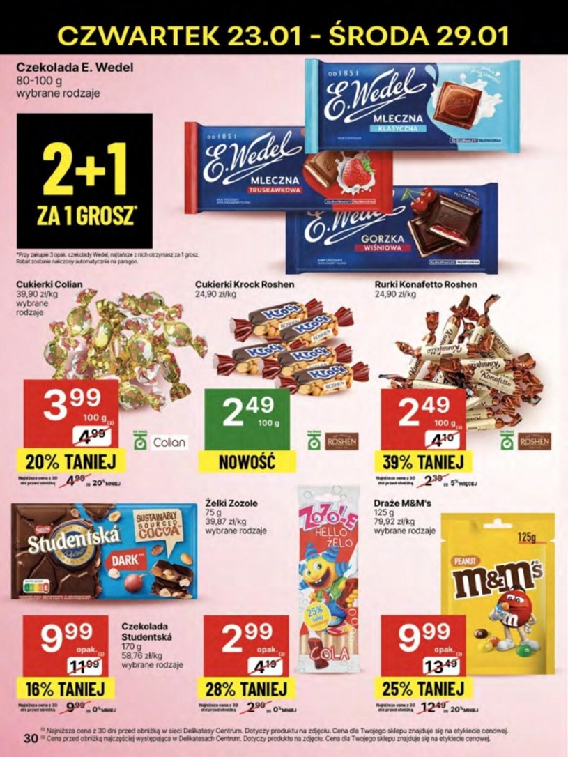 Gazetka: Promocje od czwartku do niedzieli - Delikatesy Centrum - strona 30