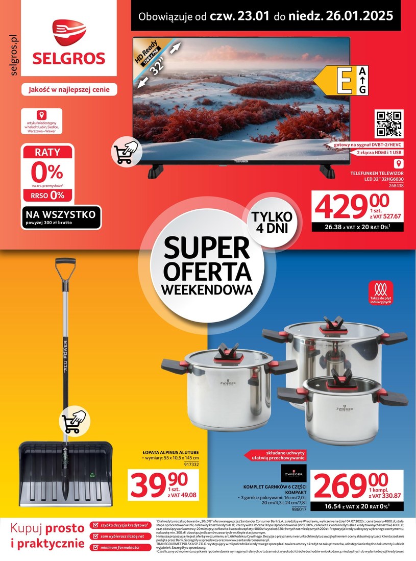 Gazetka: Super oferta weekendowa! - Selgros Cash&Carry - strona 1