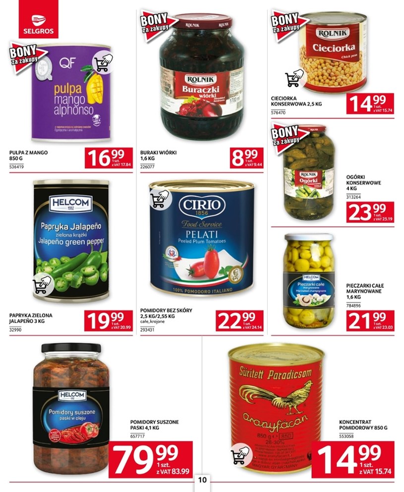 Gazetka: Najlepsze oferty dla gastronomii - Selgros Cash&Carry - strona 10