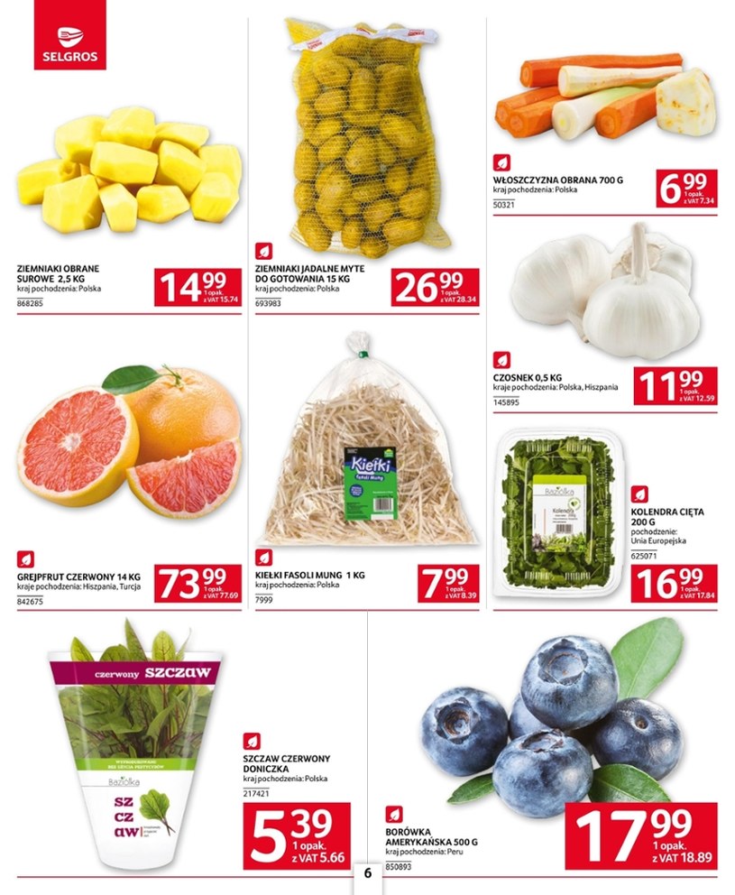 Gazetka: Najlepsze oferty dla gastronomii - Selgros Cash&Carry - strona 6