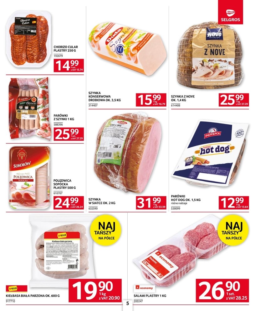 Gazetka: Najlepsze oferty dla gastronomii - Selgros Cash&Carry - strona 5