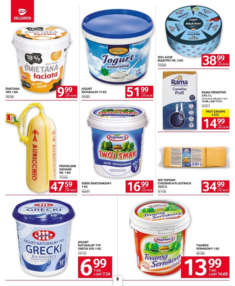 Gazetka: Najlepsze oferty dla gastronomii - Selgros Cash&Carry - strona 8