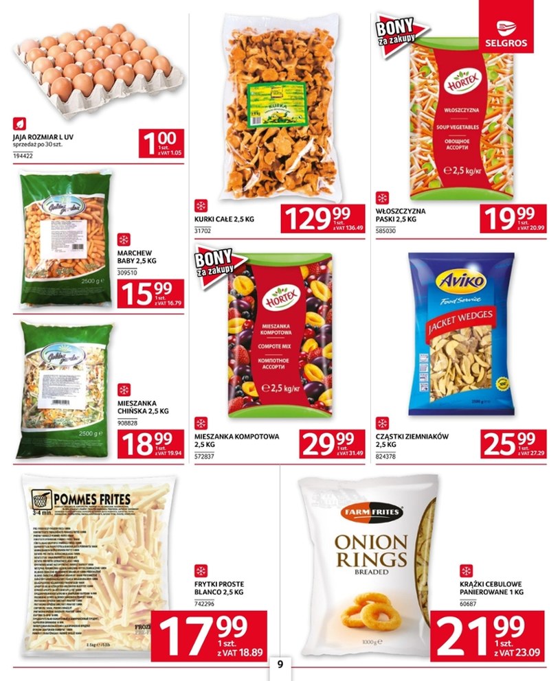 Gazetka: Najlepsze oferty dla gastronomii - Selgros Cash&Carry - strona 9