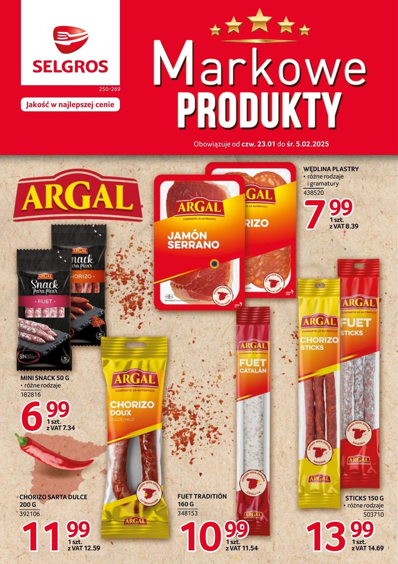 Gazetka: Markowe produkty - Selgros Cash&Carry - strona 1