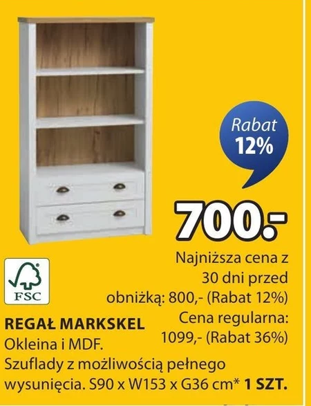 Regał MDF