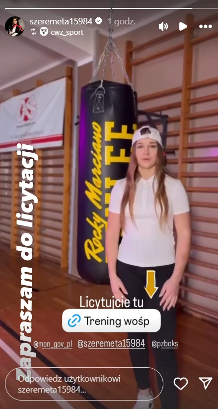 Julia Szeremeta zaprasza na licytację WOŚP