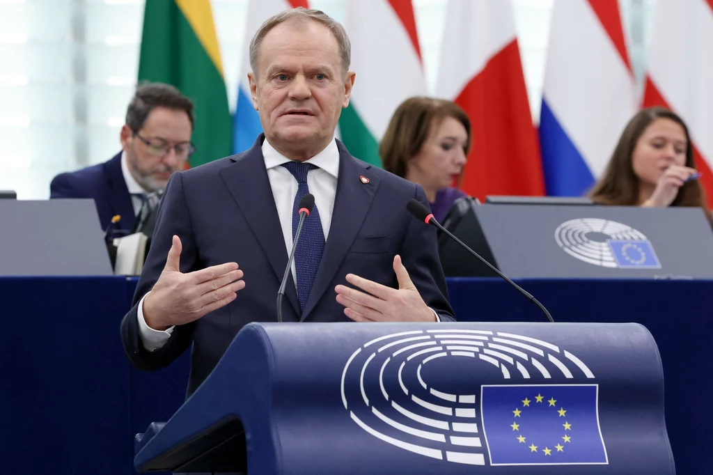 Donald Tusk przestawił w Parlamencie Europejskim priorytety polskiej prezydencji 