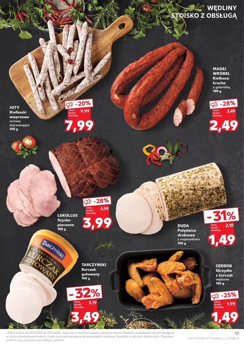 Gazetka: Zimowe oszczędności na start - Kaufland - strona 13