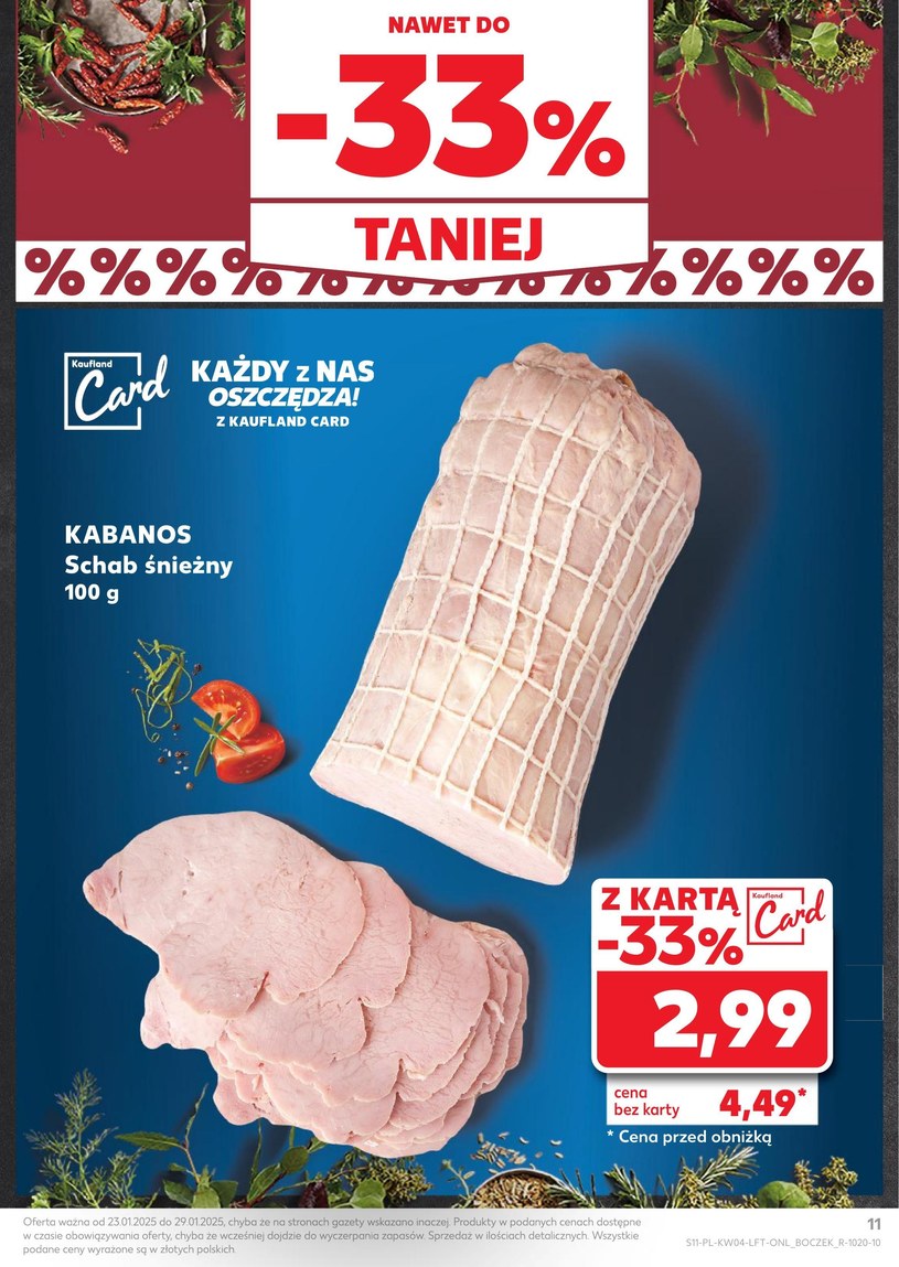 Gazetka: Zimowe oszczędności na start - Kaufland - strona 11