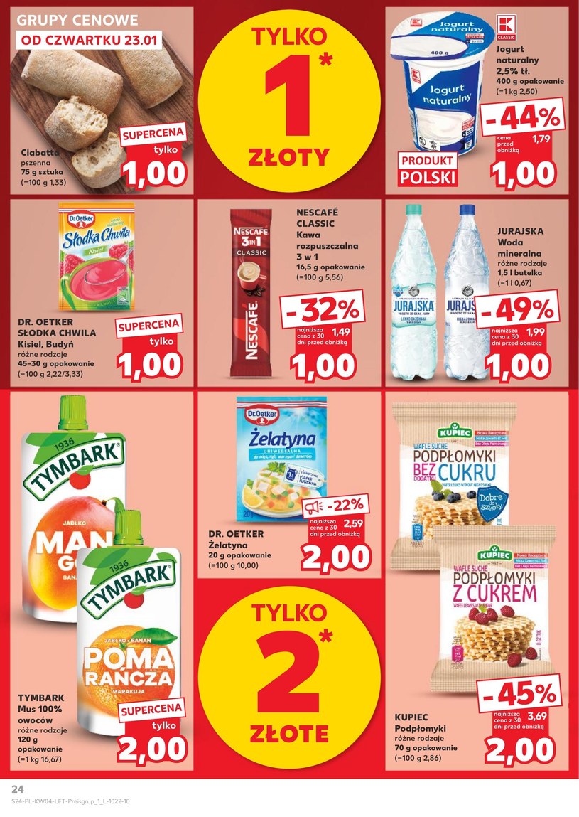 Gazetka: Zimowe oszczędności na start - Kaufland - strona 24