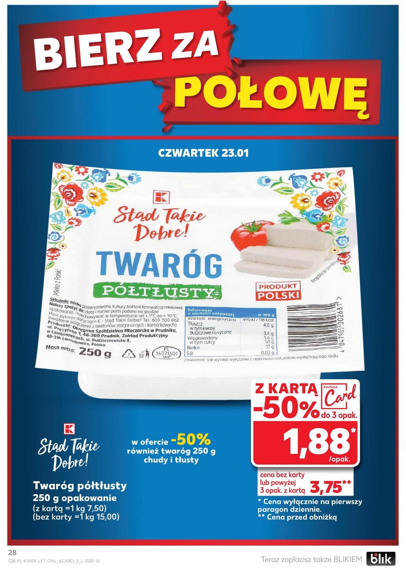 Gazetka: Zimowe oszczędności na start - Kaufland - strona 28