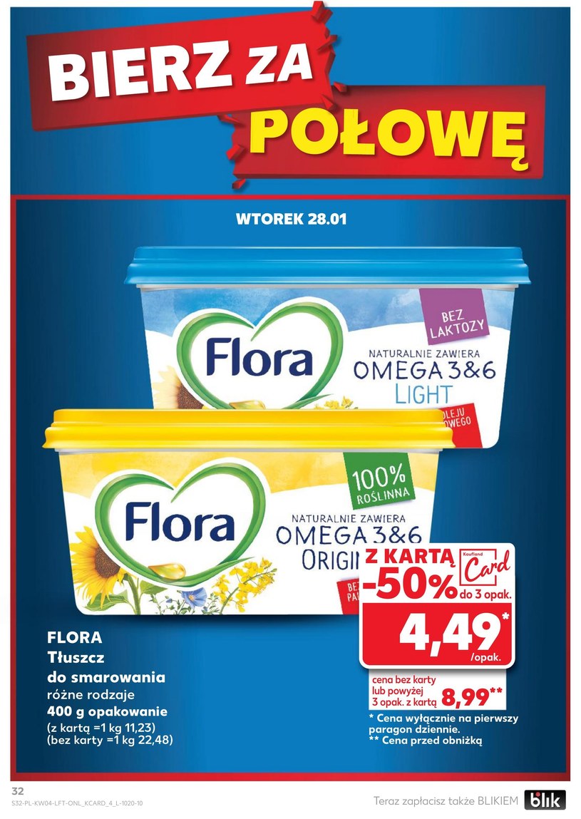 Gazetka: Zimowe oszczędności na start - Kaufland - strona 32