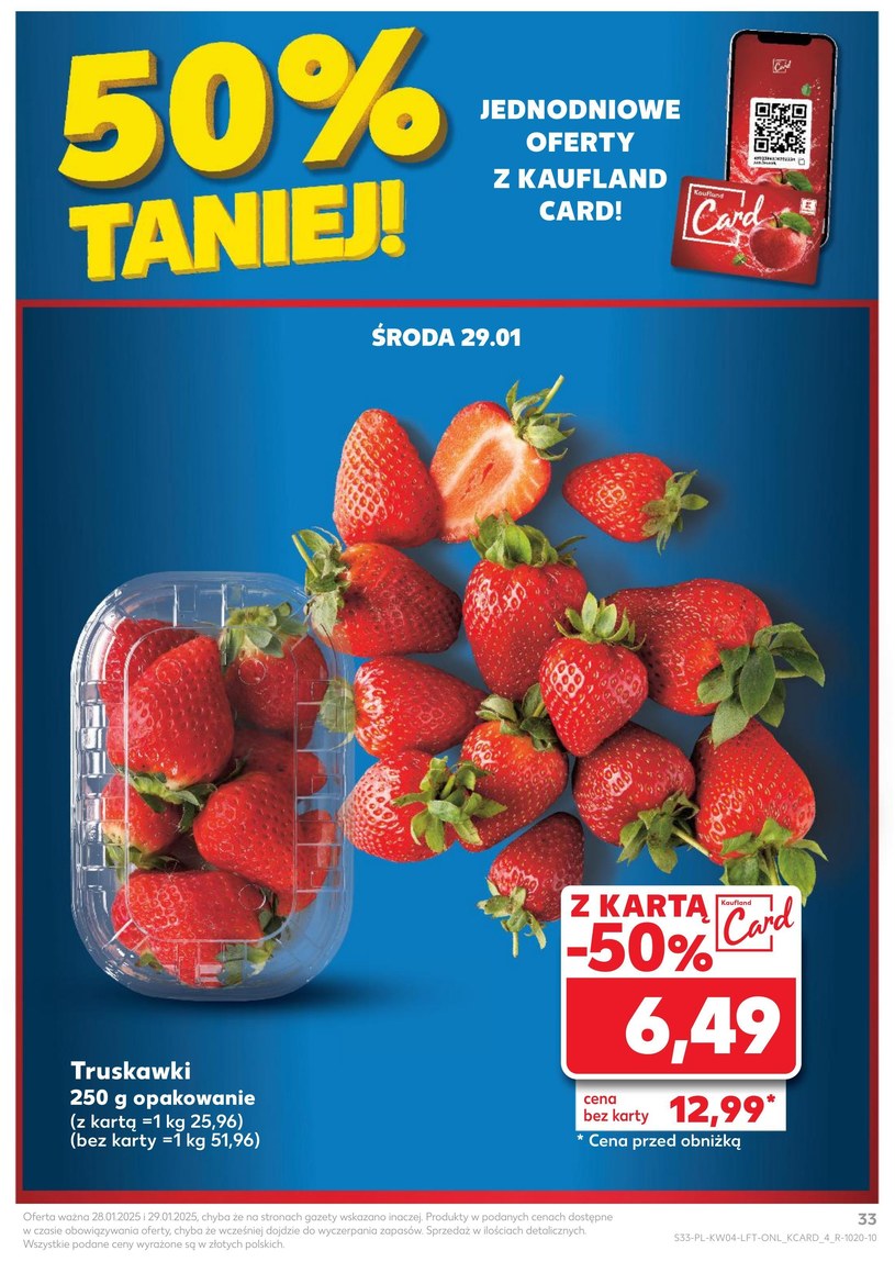 Gazetka: Zimowe oszczędności na start - Kaufland - strona 33