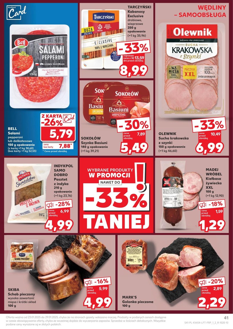 Gazetka: Zimowe oszczędności na start - Kaufland - strona 41