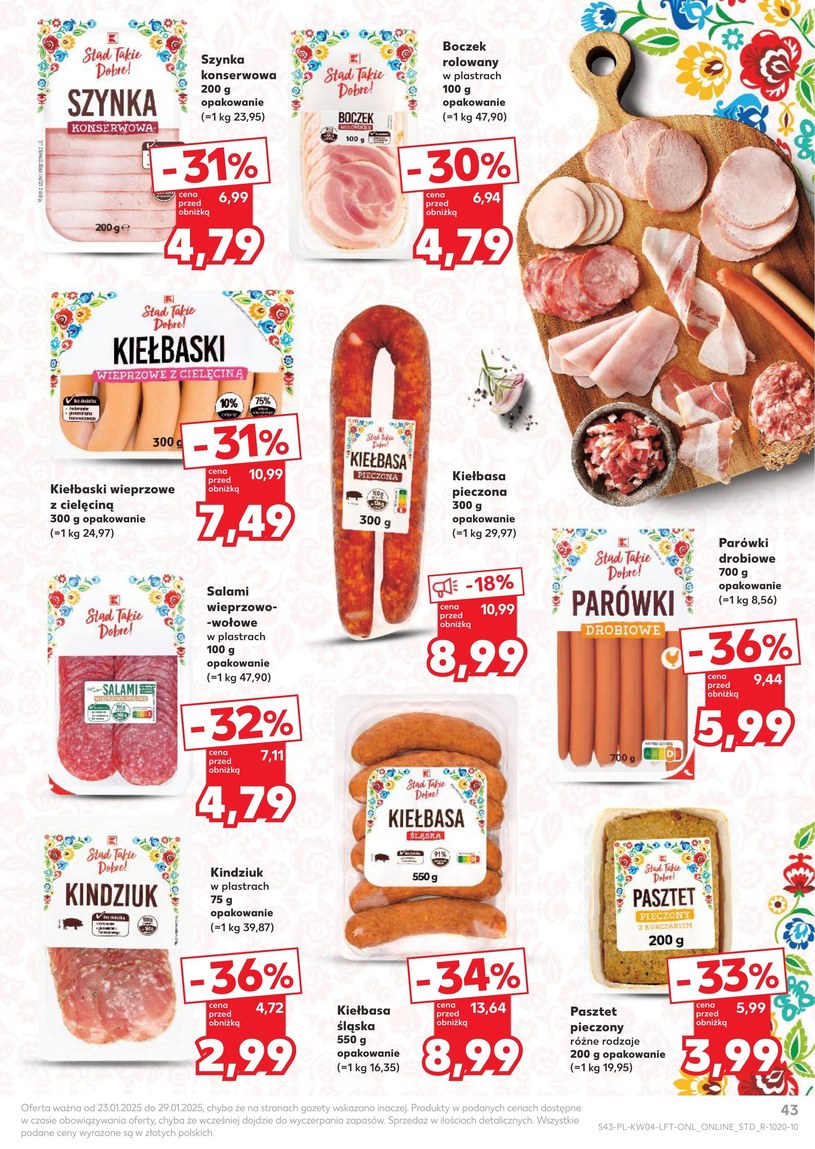 Gazetka: Zimowe oszczędności na start - Kaufland - strona 43