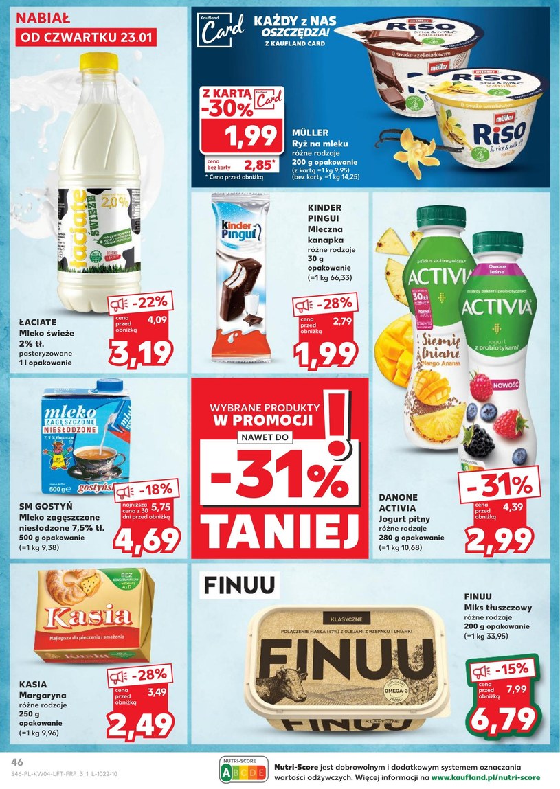 Gazetka: Zimowe oszczędności na start - Kaufland - strona 46