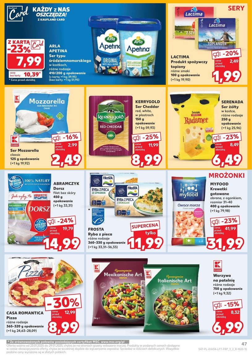 Gazetka: Zimowe oszczędności na start - Kaufland - strona 47