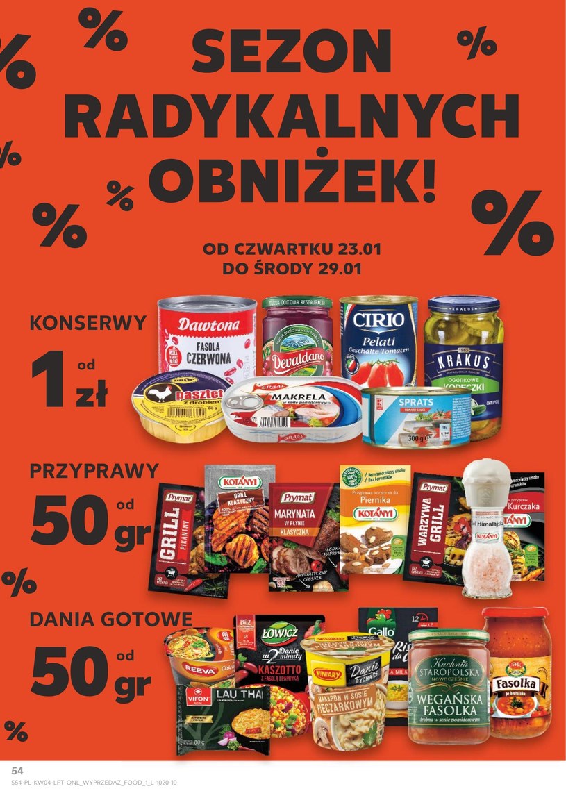 Gazetka: Zimowe oszczędności na start - Kaufland - strona 54