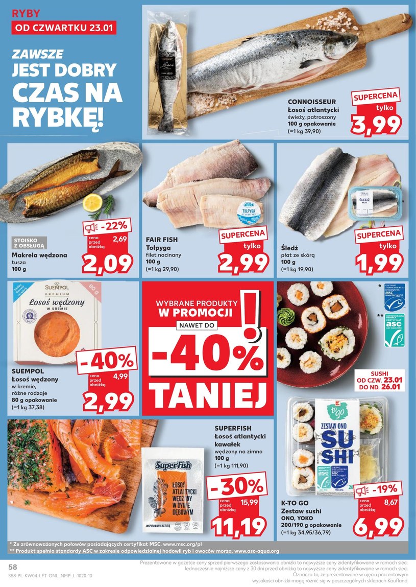 Gazetka: Zimowe oszczędności na start - Kaufland - strona 58