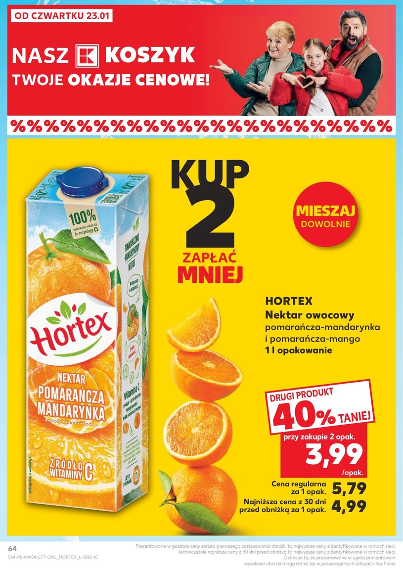 Gazetka: Zimowe oszczędności na start - Kaufland - strona 64