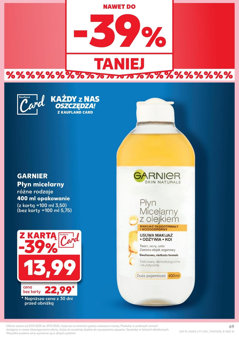 Gazetka: Zimowe oszczędności na start - Kaufland - strona 69