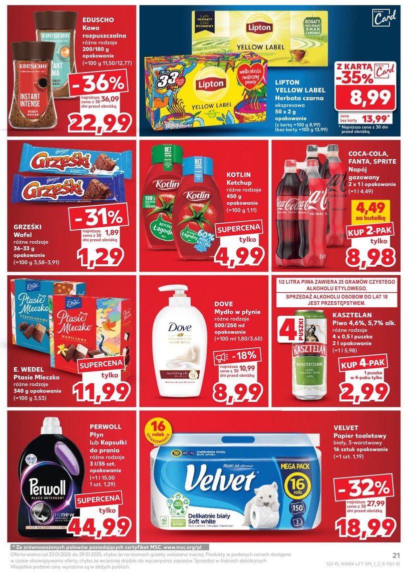 Gazetka: Twoje ulubione produkty taniej - Kaufland - strona 21