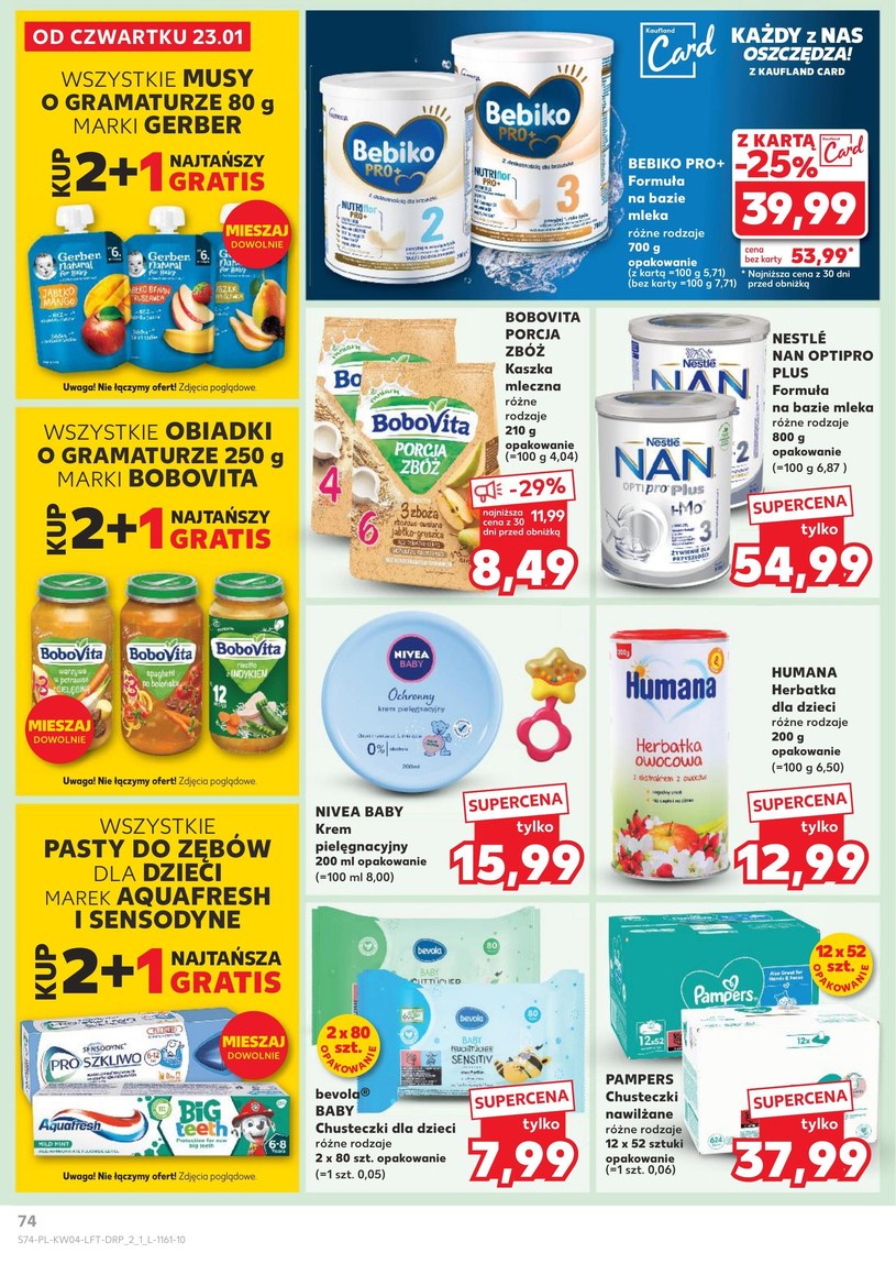 Gazetka: Twoje ulubione produkty taniej - Kaufland - strona 74