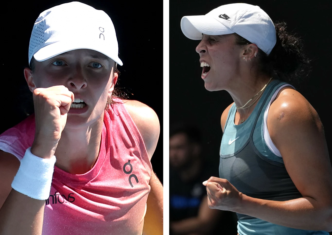 Iga Świątek i Madison Keys