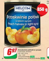 Brzoskwinie połówki Helcom