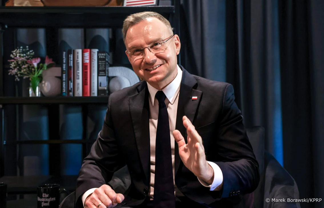Andrzej Duda udzielił wywiadu dla "Washington Post". Mówił m.in. o wojnie w Ukrainie Andrzej Duda udzielił wywiadu dla "Washington Post". Mówił m.in. o wojnie w Ukrainie