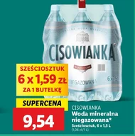 Woda niegazowana Cisowianka