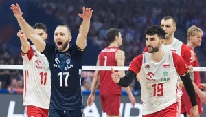 Paweł Zatorski (z numerem 17) w reprezentacji Polski. Obok Marcin Janusz