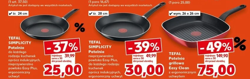 Patelnie Tefal na promocji w Kauflandzie! 