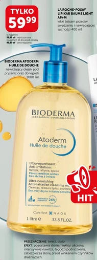 Olejek pod prysznic Bioderma